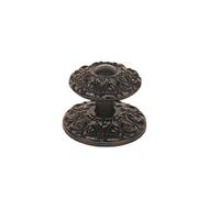 Bouton marguerite en fonte – Laqué noir