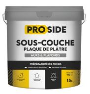 Seau sous-couche plaque de plâtre PROSIDE 15 litres Seau sous-couche plaque de plâtre PROSIDE 15 litres