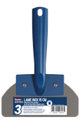 Lame à lisser inox TOUPRET SYSTEM 3 largeur 15 cm avec poignée bleue