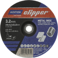 Disque à tronçonner PRO METAL/INOX 230x3,2x22,23 T42