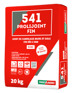Joint carrelage PROLIJOINT fin classique mur et sol CG2 WA gris ciment 5kg (541)