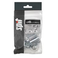 Bascule    SPIT Avec rosace  Ø6x17/80MM - Sachet de 4 pièces