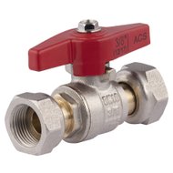 VANNE SPHERE PAPILLON ECROU.L FF 3/8