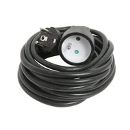 Prolongateur 2P + T - 16A - 3G1,5mm² - HO5VV-F 5 mètres - Noir