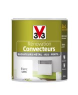 Photo de la peinture rénovation radiateurs V33 satin Plume 0,5 L Photo de la peinture rénovation radiateurs V33 satin Plume 0,5 L