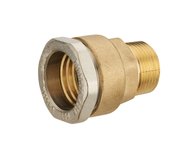 RACCORD DROIT POLYETH LAITON Ø27-M 3/4 