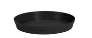 Soucoupe ronde TOSCANE Ø34,5 cm gris anthracite polypropylène