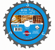 Lame scie circulaire chantier Ø235 alésage 30 - Leman