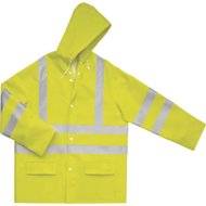 Veste de pluie 900VESHV - Enduit PU - Jaune Fluo - T.L