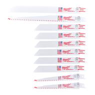 Coffret de 10 lames de scie sabre SAWZALL™ Blade – Milwaukee