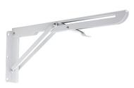 Console pliante Pour plan de travail Acier verni blanc 400x140 
