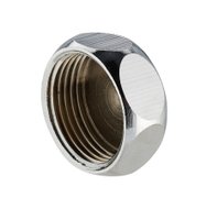 BOUCHON F 3/8 CHROME SACHET 2 PIECES 