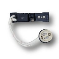 Patte support nylon 850°C avec douille GU10 pour spot encastré Patte support nylon 850°C avec douille GU10 pour spot encastré