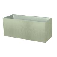 Jardinière BASALT décor béton 99,5x39,5x43,5 cm 98L Vert Amande