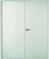 BLOC PORTE EI30 PREPEINTE 2040 X 1460 MM HUISSERIE 66 X 55 CHANT DROIT DROITE POUSSANT