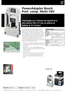 Adaptateur batterie Bosch Pro Multi-18V Laserliner