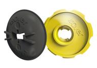 Pastille Optima jaune et noire