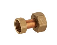 RACCORD FF A ECROUS TOURNANTS 1/2-3/8 