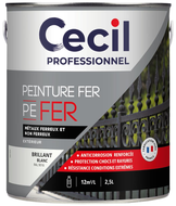 Peinture extérieure fer FERPEINTURE - Blanc Brillant - 2,5L
