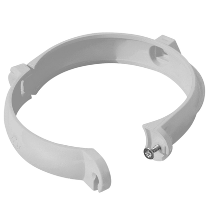 Collier à brides PVC gris Ø80MM pour gouttière de 25 - First Plast