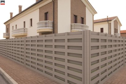 ELEMENT CLOTURE BETON 75 X 11 X 12.5 CM