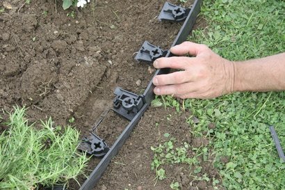 Bordure DELIMA pour délimitation jardin flexible 2350x80x45mm - Anthracite