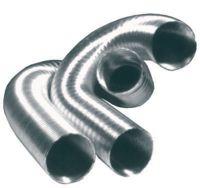 Gaine semi rigide diam. 80 mm longueur 3 mètres aluminium