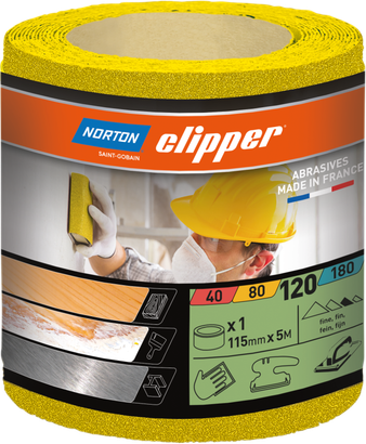 Rouleau Papier abrasif 115x5Ml Grain 120