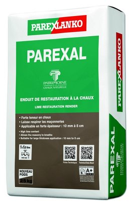 Enduit de restauration pour façade monocouche PAREXAL T50 30kg