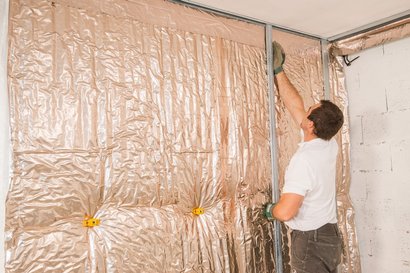 Panneau isolant alvéolaire HYBRIS Ep 125 mm L 1.145 m x l 1.20 m