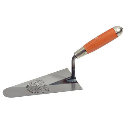 Truelle italienne ronde avec manche bois – 24CM