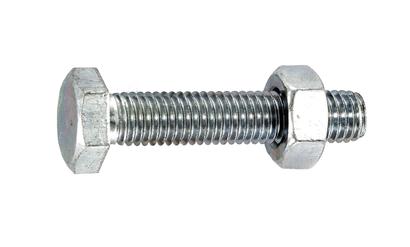 Boulon Tête hexagonale Acier zingué 6x60 Vybac de 50