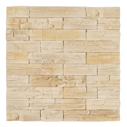 Parement PIERRE SECHE Multiformat Ton pierre épaisseur 2,5 cm Longueur 20-30-50 cm