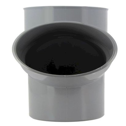 Culotte simple PVC 67° 30' MF - Ø100MM