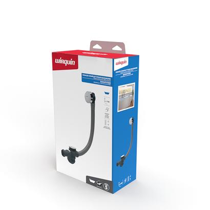 Vidage de baignoire a cable l700 siphon cobra - abs - Wirquin