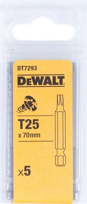 EMBOUTS DE VISSAGE ALLONGES - Embout Torx Longueur totale mm 70 - Taille T25