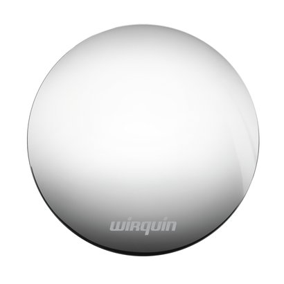 Bonde de lavabo laiton chromé Dôme fixe - corps 40mm - avec vis centrale             