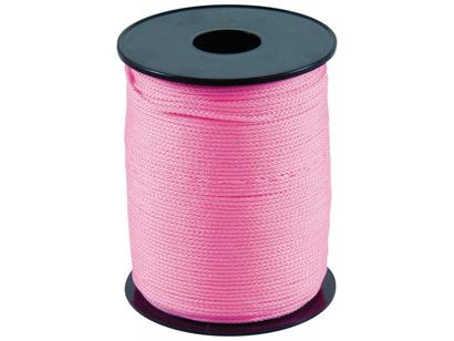Cordeau tressé polypropylène Fluo rose  200m - Fil 1,5MM
