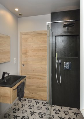 Porte Coulissante MODULO Nature Epure Chêne dosse mat - Chassis A - 204x73cm