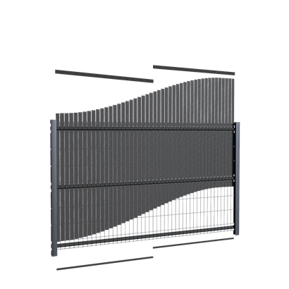 Kit complet occultation lattes composite AKIDO XL Beige Ht 1,93M - Fiberdeck