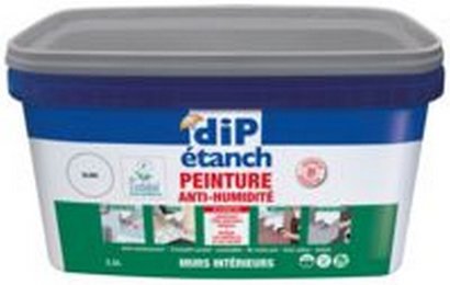 Peinture d'étanchéité Dip Etanch Anti-humidité Blanc 2.5L