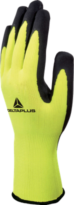 Gants APOLLON VV733 - En latex  - Jaune Fluo / Noir  - T.9