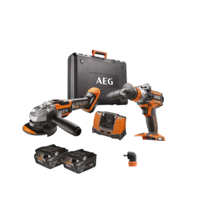 Duo Pack Perceuse à percussion BSB18CBL-502C + Meuleuse BEWS18-125BL-0 