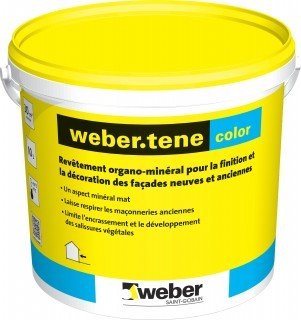 REVÊTEMENT ORGANO-MINÉRAL WEBER.TENE COLOR 007 10L