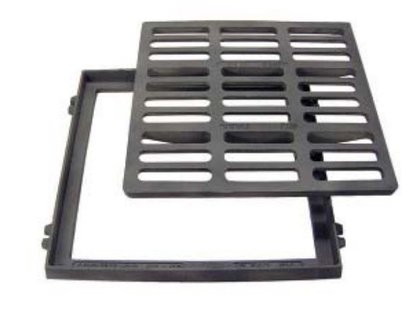 GRILLE A CADRE PLATE CARREE 60 C250