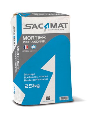 Mortier pro haute performance prêt à l'emploi sac de 25 kgs - classe M20