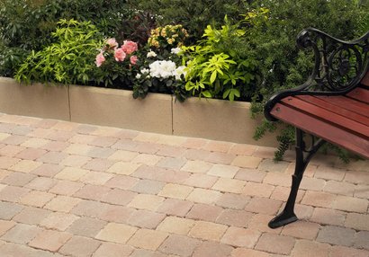 Bordure Béton 50 x 20 x 5 cm Ivoire