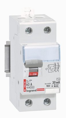 INTERRUPTEUR DIFFERENTIEL 63 AMPERES 30 MA TYPE AC