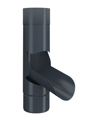 RECUPERATEUR D'EAU DIA 100 GRIS RAL 7016