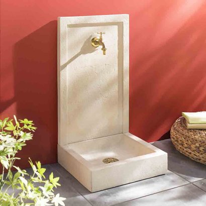 FONTAINE SAVANE PIERRE 76,5 X 42 X 38CM